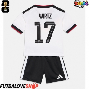 Dres Nemecko Florian Wirtz #17 Domáci pre deti MS 2026 Krátky Rukáv (+ trenírky)